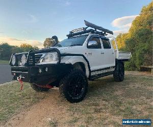 2012 Toyota Hilux KUN26R SR White Manual M Utility