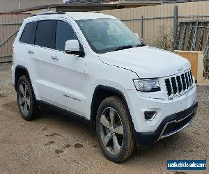 2015 JEEP GRAND CHEROKEE LIMITED WK DIESEL TURBO 8SPD AUTO DAMAGED REPAIRABLE for Sale