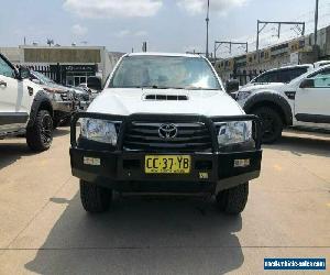 2011 Toyota Hilux KUN26R SR White Manual M Utility