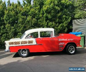 1955 Chev 2 door 385ci DUAL CARB small block stroker GASSER