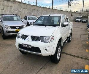 2014 Mitsubishi Triton MN GLX-R White Automatic A Utility