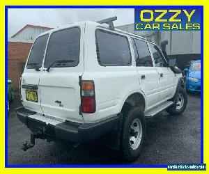 1994 Toyota Landcruiser (4x4) White Manual 5sp M Wagon