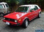 1987 Volkswagen Cabrio for Sale