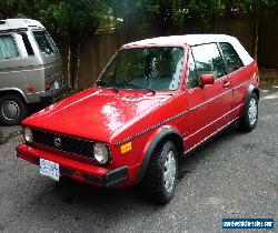 1987 Volkswagen Cabrio for Sale