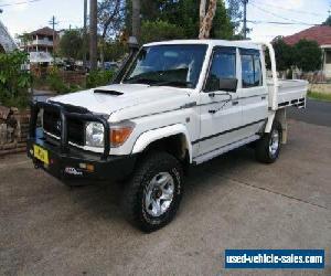 2014 Toyota Landcruiser VDJ79R MY12 Update Workmate (4x4) White Manual 5sp M