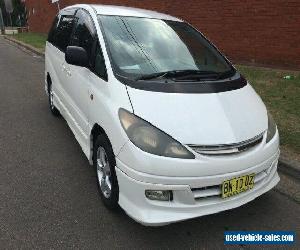 2001 Toyota Estima AERAS G White Automatic 4sp A Wagon