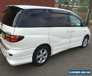 2001 Toyota Estima AERAS G White Automatic 4sp A Wagon