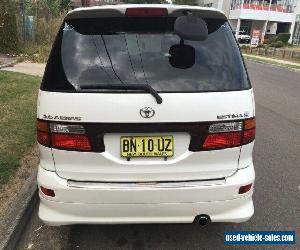 2001 Toyota Estima AERAS G White Automatic 4sp A Wagon