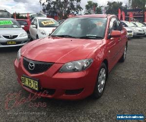 2004 Mazda 3 BK Neo Red Manual 5sp M Sedan