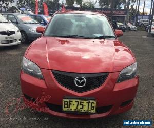 2004 Mazda 3 BK Neo Red Manual 5sp M Sedan