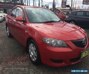 2004 Mazda 3 BK Neo Red Manual 5sp M Sedan