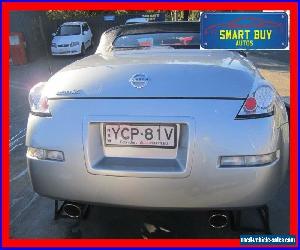 2003 Nissan 350Z Z33 Roadster Silver Manual 6sp M Convertible