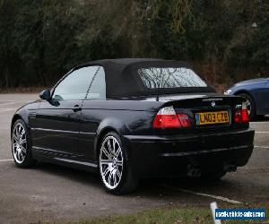 Bmw M3 e46 convertible, Black, 3.2 Full BMW service History, Excellent condition