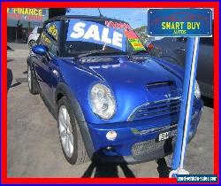 2005 Mini Cooper R52 S Cabrio Blue Manual 6sp M Cabriolet for Sale