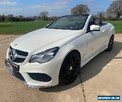 2014 Mercedes e350 amg convertible - Pearl white - 42,000 miles - f.s.h for Sale