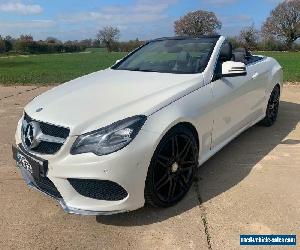 2014 Mercedes e350 amg convertible - Pearl white - 42,000 miles - f.s.h