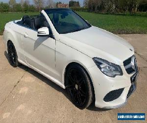 2014 Mercedes e350 amg convertible - Pearl white - 42,000 miles - f.s.h