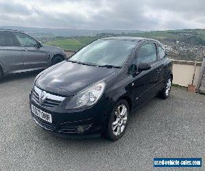 2007 Vauxhall Corsa 1.2 Sxi 3 Door Black Manual for Sale