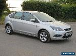 2008 FORD FOCUS ZETEC '125' 1.8 Petrol 5 dr Silver MOT July 2017 Air Con Alloys  for Sale