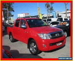 2008 Toyota Hilux GGN15R MY08 SR5 Red Automatic 5sp A 4D UTILITY