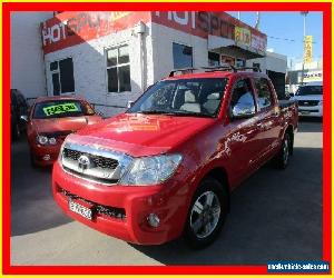 2008 Toyota Hilux GGN15R MY08 SR5 Red Automatic 5sp A 4D UTILITY