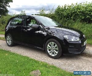 2013 VOLKSWAGEN GOLF SE 2.0 TDI 150 BLUEMOTION TECH 5 DOOR  BLACK FULL HISTORY