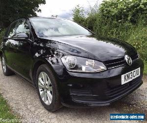 2013 VOLKSWAGEN GOLF SE 2.0 TDI 150 BLUEMOTION TECH 5 DOOR  BLACK FULL HISTORY