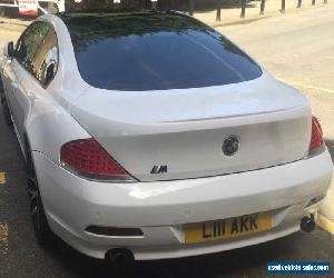 M6 styled 2005 BMW 630I Coupe AUTO with private plate