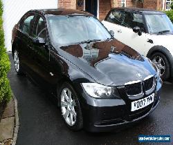 2007 BMW 320I SE BLACK Grey leather full MOT,New clutch, full service for Sale