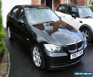 2007 BMW 320I SE BLACK Grey leather full MOT,New clutch, full service