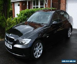 2007 BMW 320I SE BLACK Grey leather full MOT,New clutch, full service