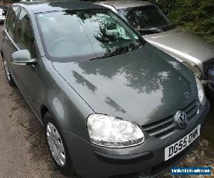 2005/55 VOLKSWAGON GOLF 1.6 FSI 5 DOOR MET GREY 110K MILES FSH NEW MOT