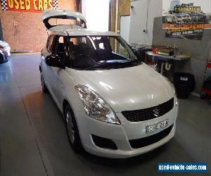 2012 Suzuki Swift FZ GA White Manual 5sp M Hatchback