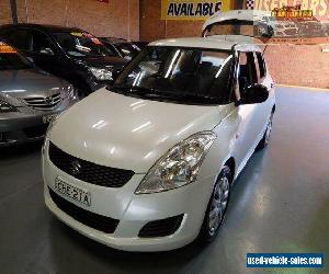 2012 Suzuki Swift FZ GA White Manual 5sp M Hatchback