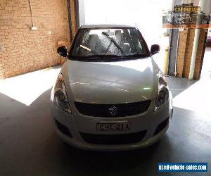 2012 Suzuki Swift FZ GA White Manual 5sp M Hatchback