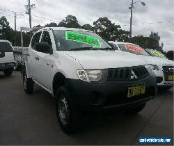 2008 Mitsubishi Triton ML MY09 GLX White Manual 5sp M Utility for Sale