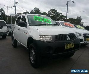 2008 Mitsubishi Triton ML MY09 GLX White Manual 5sp M Utility