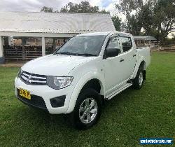 2015 Mitsubishi Triton MN MY15 GLX White Automatic 4sp A Double Cab Utility for Sale