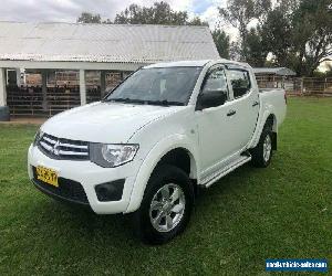 2015 Mitsubishi Triton MN MY15 GLX White Automatic 4sp A Double Cab Utility