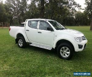 2015 Mitsubishi Triton MN MY15 GLX White Automatic 4sp A Double Cab Utility