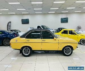 1976 Ford Escort Ghia Yellow Automatic 3sp A Sedan