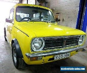 1976 Yellow Leyland Mini Restored Back to Standard