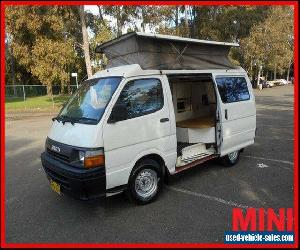 1991 Toyota Hiace Camper White Manual M Van