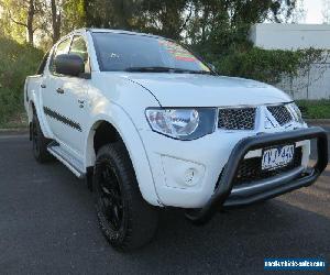 2012 Mitsubishi Triton MN MY12 GL-R White Manual 5sp M 4D UTILITY