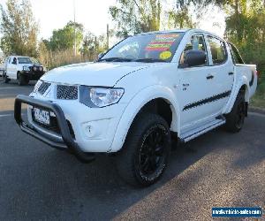 2012 Mitsubishi Triton MN MY12 GL-R White Manual 5sp M 4D UTILITY