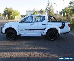 2012 Mitsubishi Triton MN MY12 GL-R White Manual 5sp M 4D UTILITY