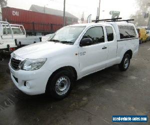 2012 Toyota Hilux GGN15R MY12 SR White Automatic 5sp A Extracab