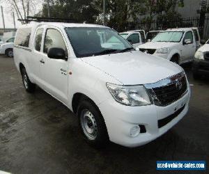 2012 Toyota Hilux GGN15R MY12 SR White Automatic 5sp A Extracab