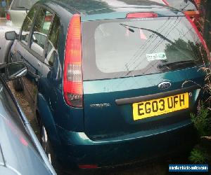2003 FORD FIESTA ZETEC GREEN spares or repairs non runner