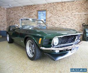 1970 Ford Mustang Green Manual 5sp M Convertible